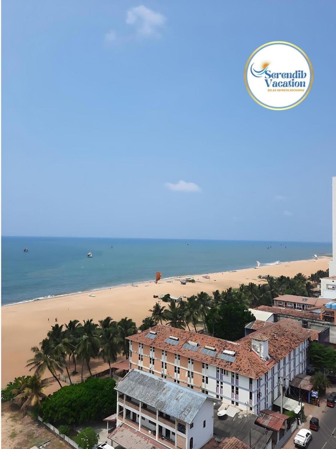 Negombo Ocean Breeze - Bliss On The Beach Luxury Apartments By Serendib Vacation المظهر الخارجي الصورة
