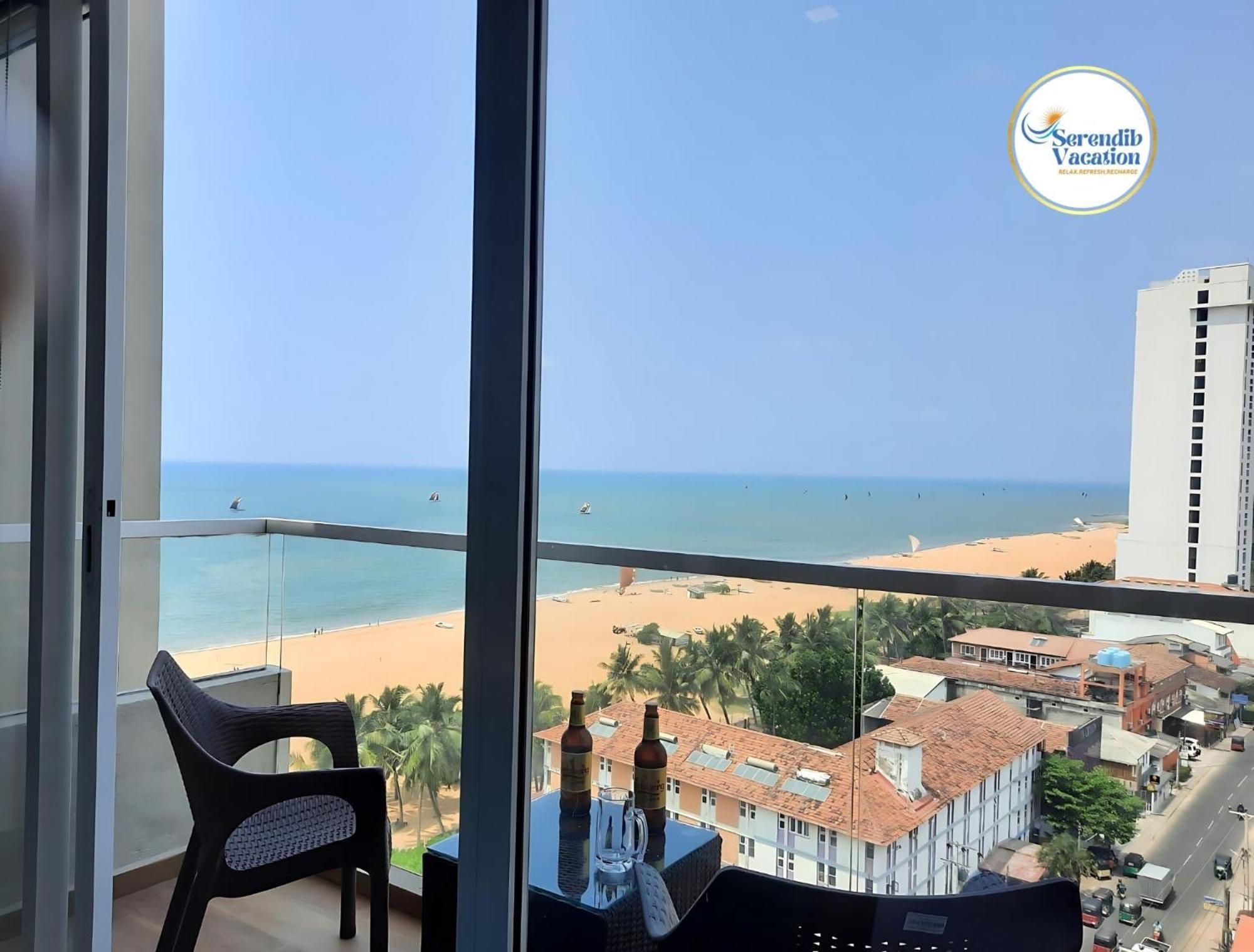 Negombo Ocean Breeze - Bliss On The Beach Luxury Apartments By Serendib Vacation المظهر الخارجي الصورة