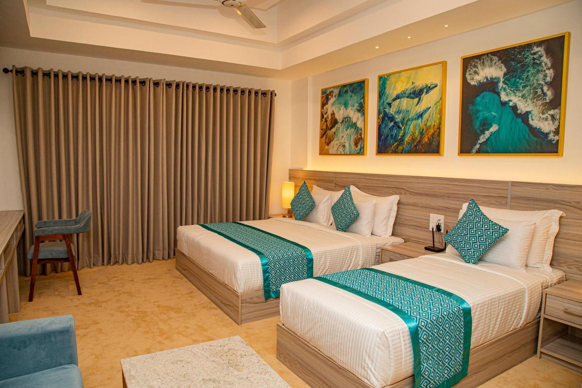 Negombo Ocean Breeze - Bliss On The Beach Luxury Apartments By Serendib Vacation المظهر الخارجي الصورة
